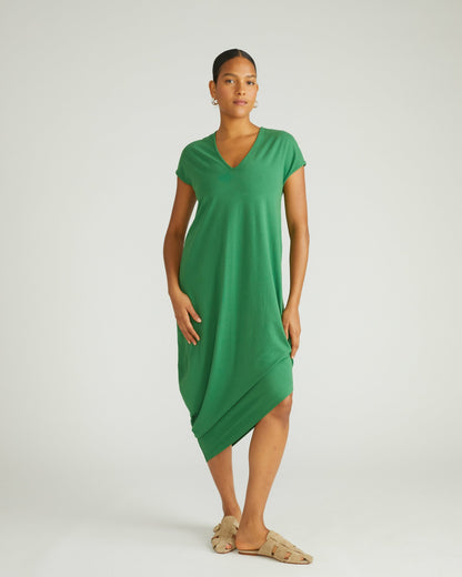 Universal Standard Iconic Geneva V-Neck Dress - Clover