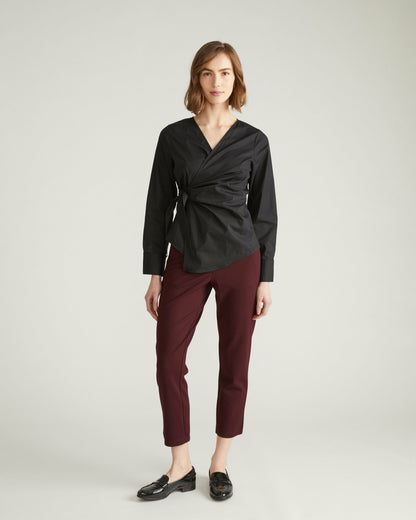 Universal Standard Smart Signature Ponte Pants - Black Cherry