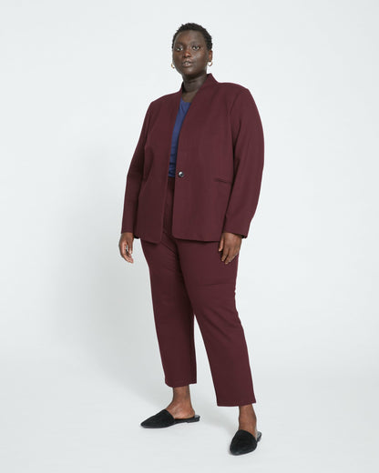 Universal Standard Smart Signature Ponte Pants - Black Cherry