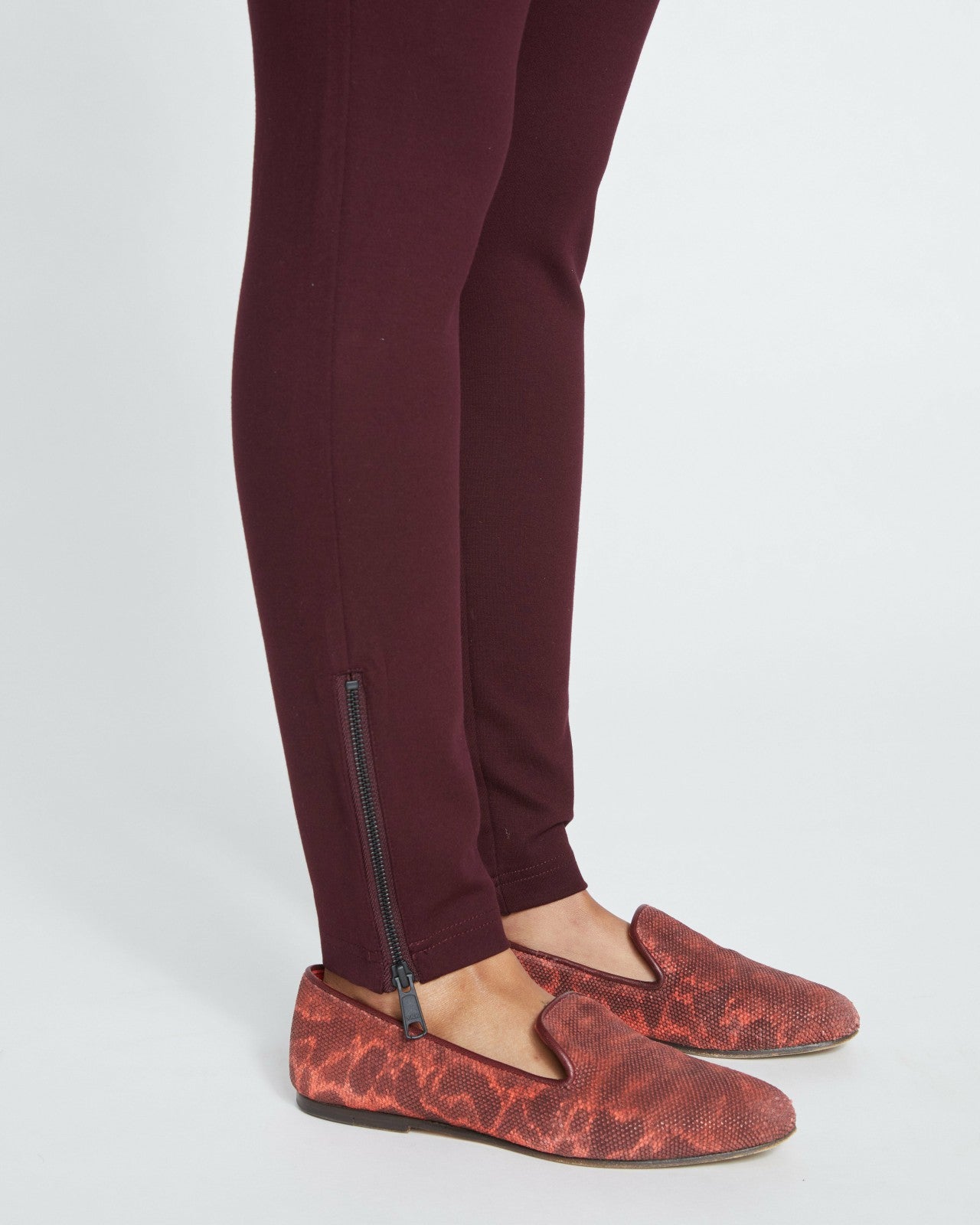 Universal Standard Moro Pocket Signature Ponte Pants - Black Cherry