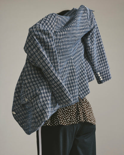 Universal Standard 4 Pocket Ponte Blazer - French Tweed