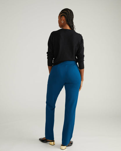 Universal Standard Smart Signature Ponte Pants Long - Deep Teal
