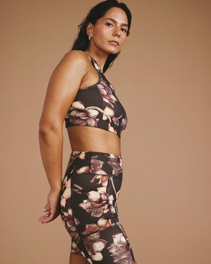 Universal Standard Next-to-Naked Bike Shorts - Lotus Print