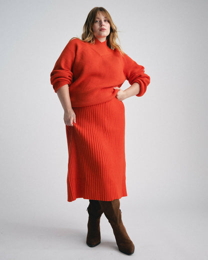 Universal Standard Risa Sweater Skirt - Poppy