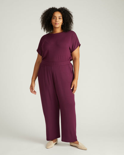 Universal Standard TravelKnit Relaxed Pants - Gamay