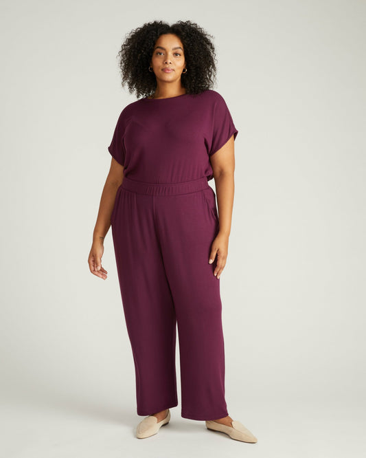 Universal Standard TravelKnit Relaxed Pants - Gamay