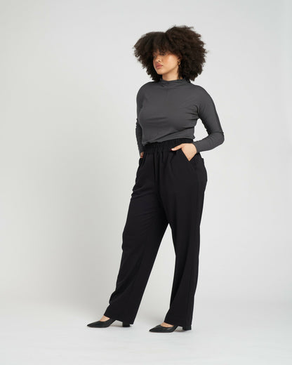 Universal Standard All Day Easy Pants - Black