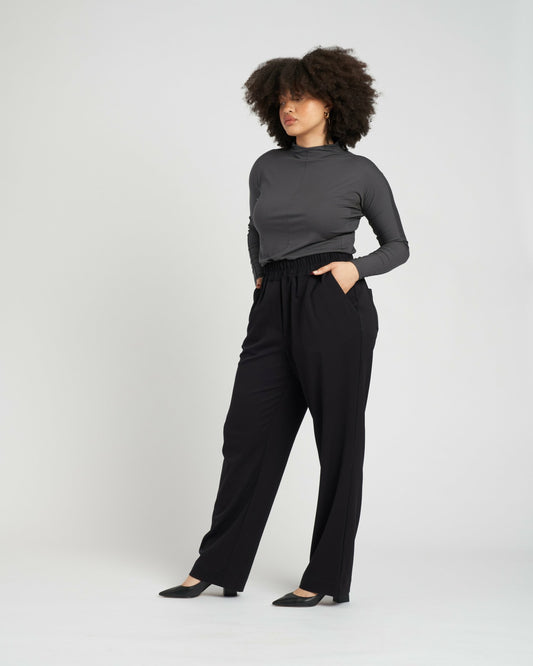 Universal Standard All Day Easy Pants - Black