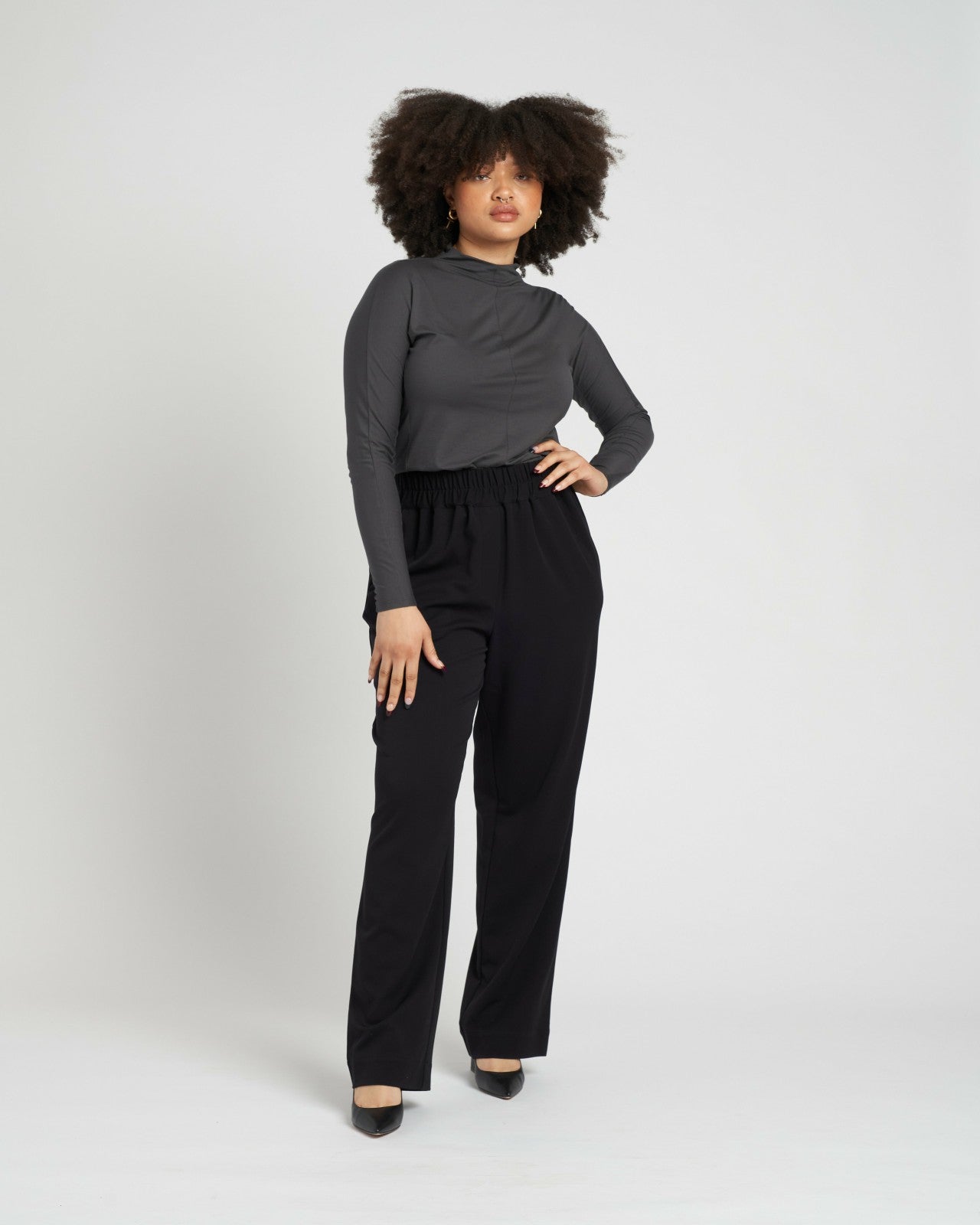 Universal Standard All Day Easy Pants - Black