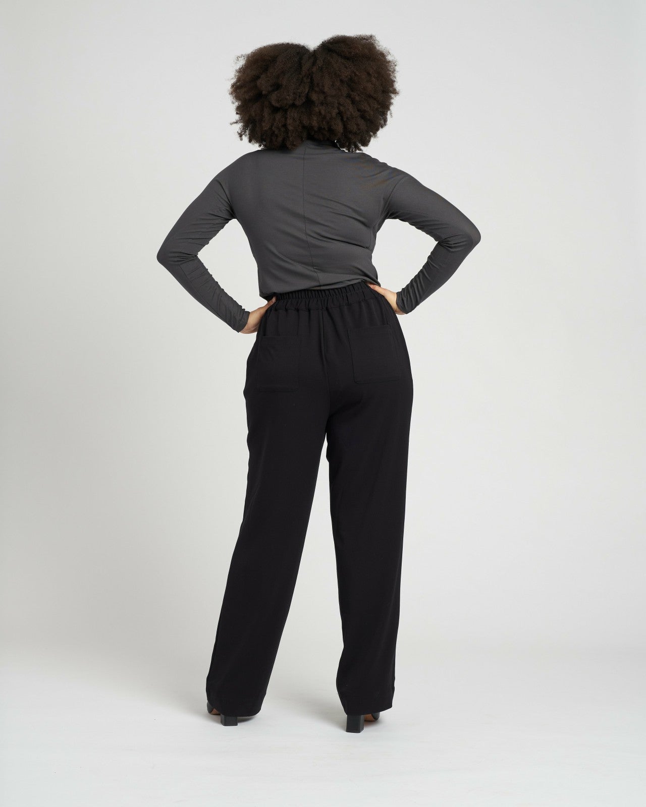 Universal Standard All Day Easy Pants - Black