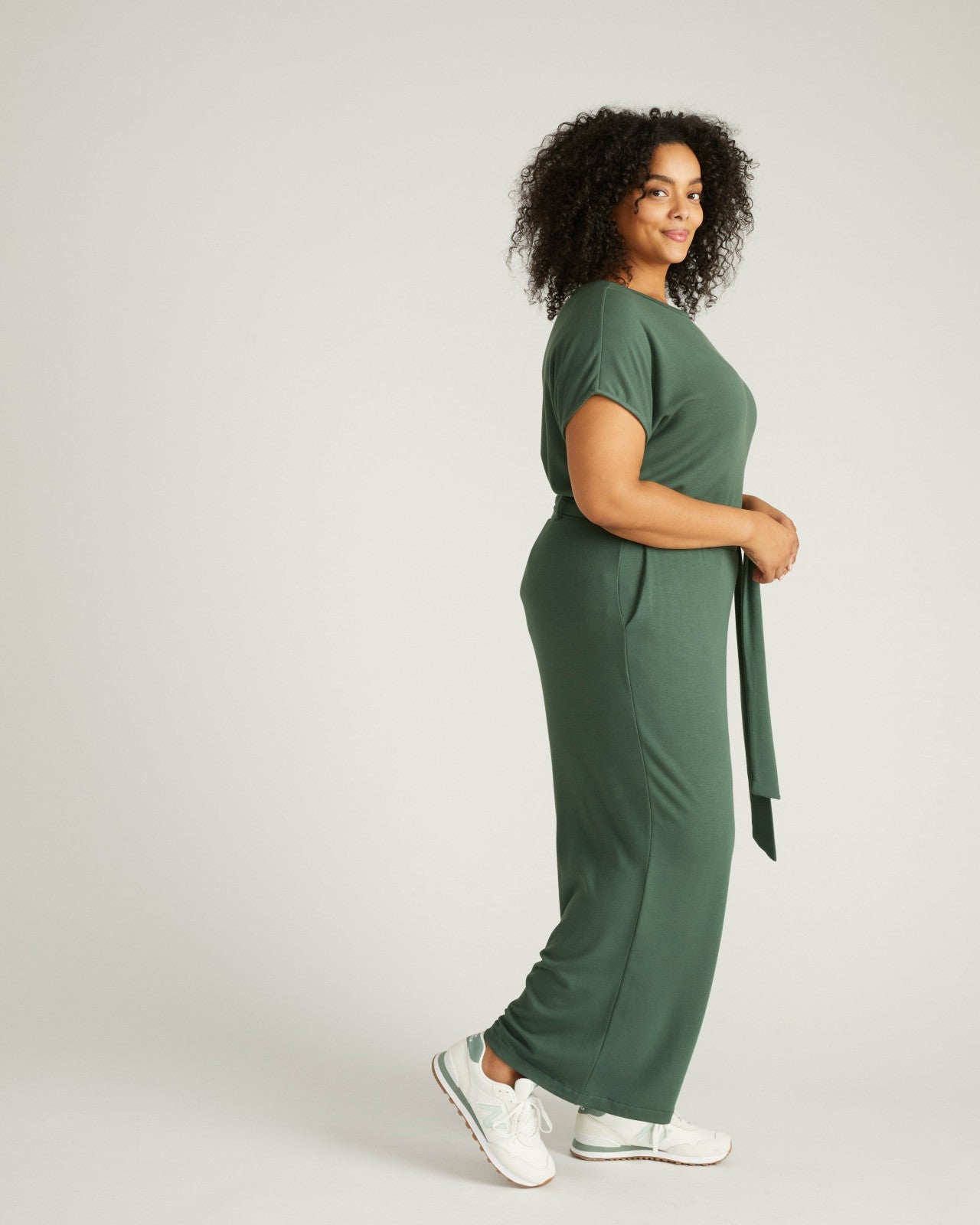 Universal Standard TravelKnit Wide Leg Pants - Conifer