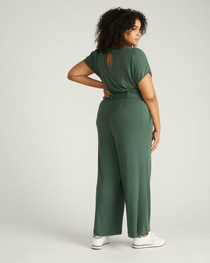 Universal Standard TravelKnit Wide Leg Pants - Conifer