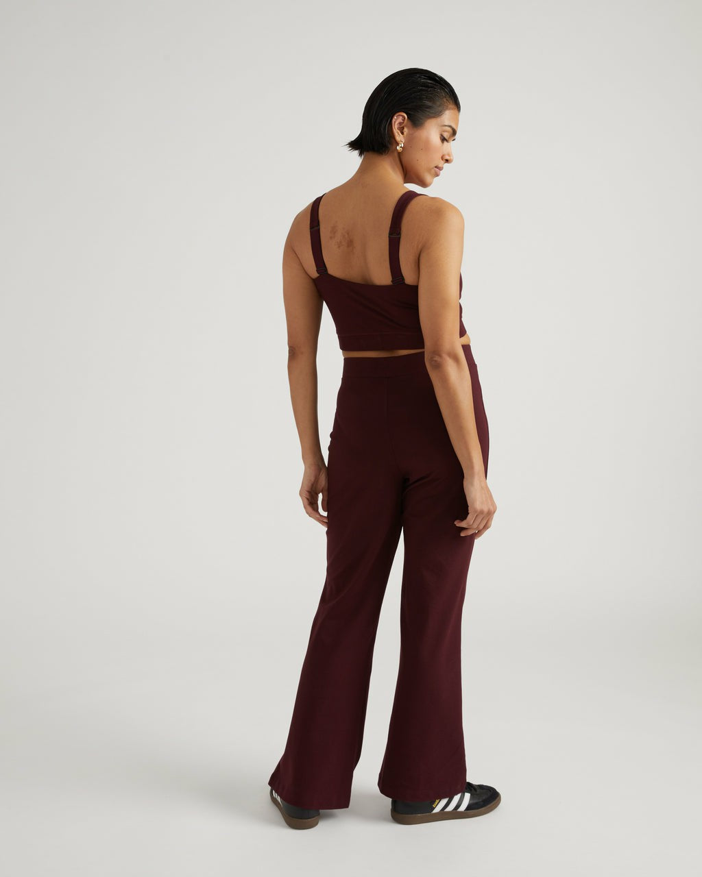 Universal Standard Roya Bootcut Legging - Black Cherry