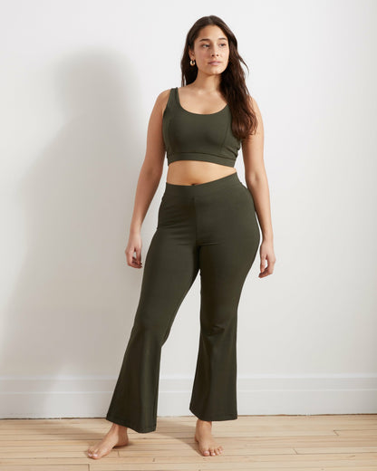Universal Standard Roya Bootcut Legging - Nori