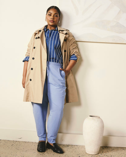 Universal Standard Selma French Terry Jogger - Graceful Blue