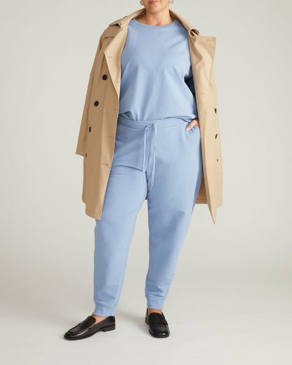 Universal Standard Selma French Terry Jogger - Graceful Blue