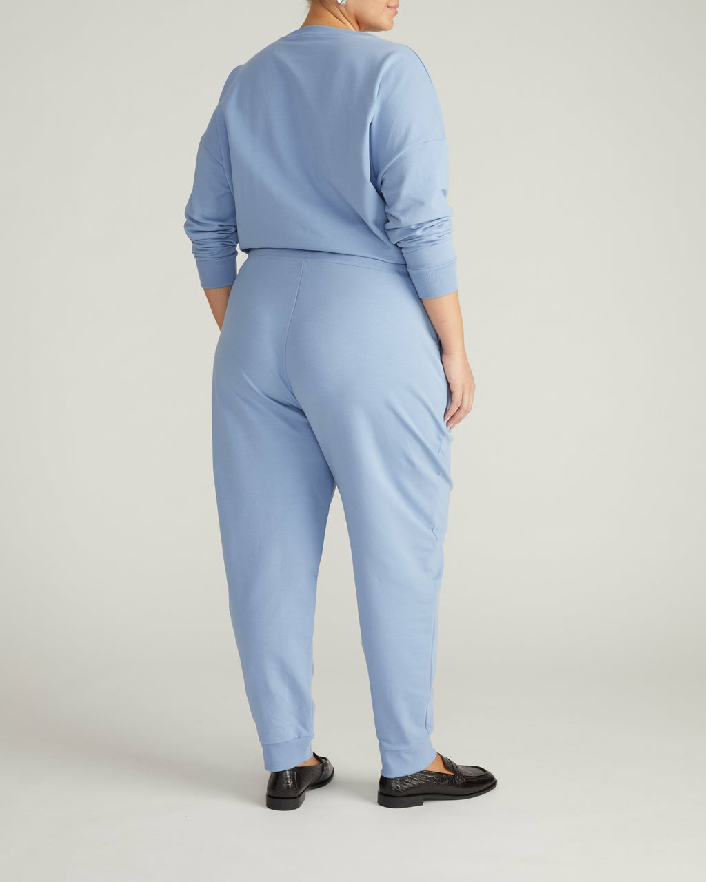 Universal Standard Selma French Terry Jogger - Graceful Blue