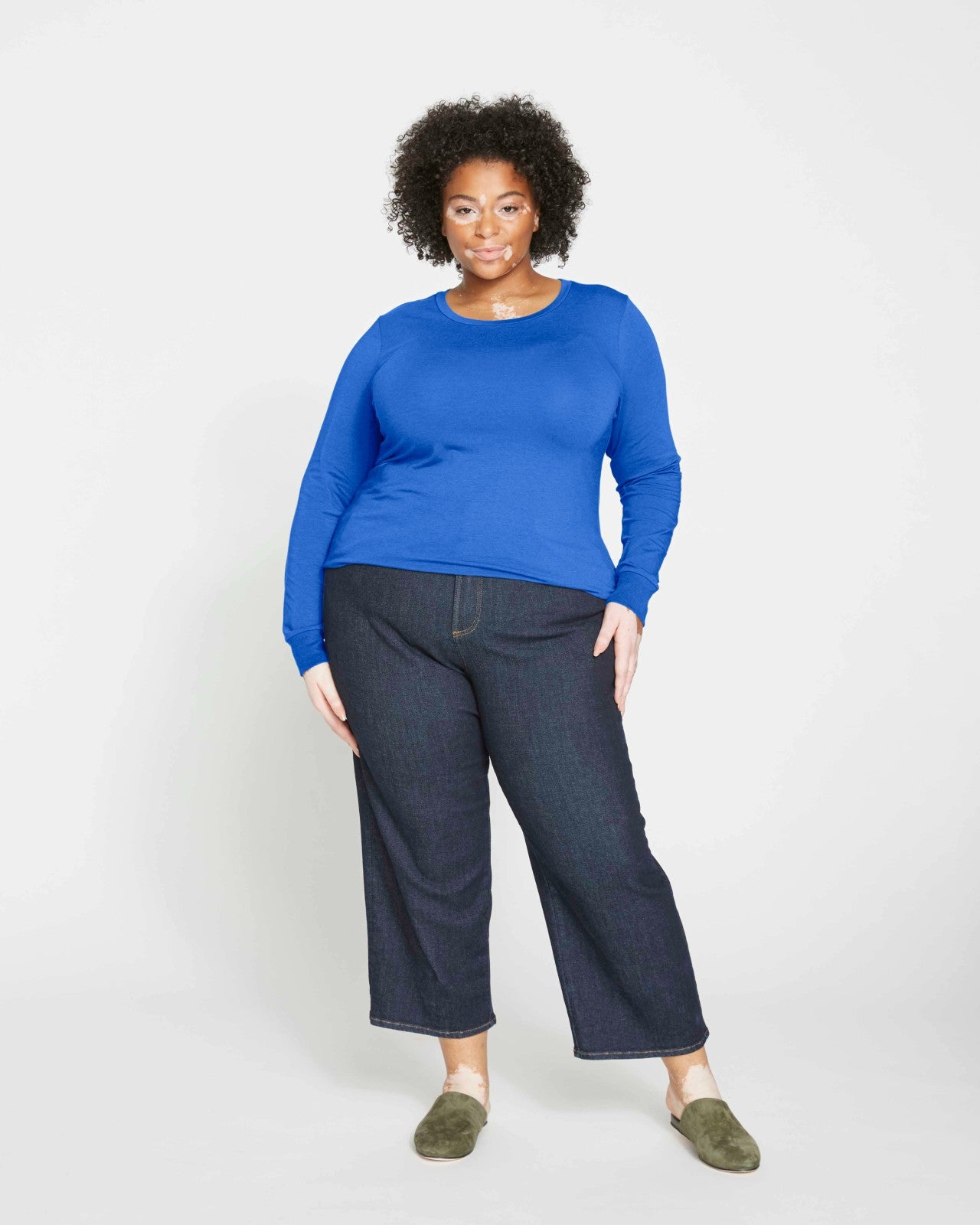 Universal Standard Long Sleeve Tee Rex - Lapis