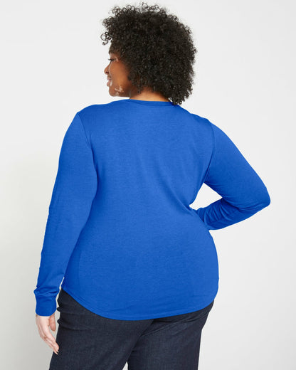 Universal Standard Long Sleeve Tee Rex - Lapis