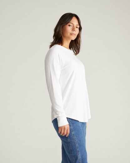 Universal Standard Long Sleeve Tee Rex - White