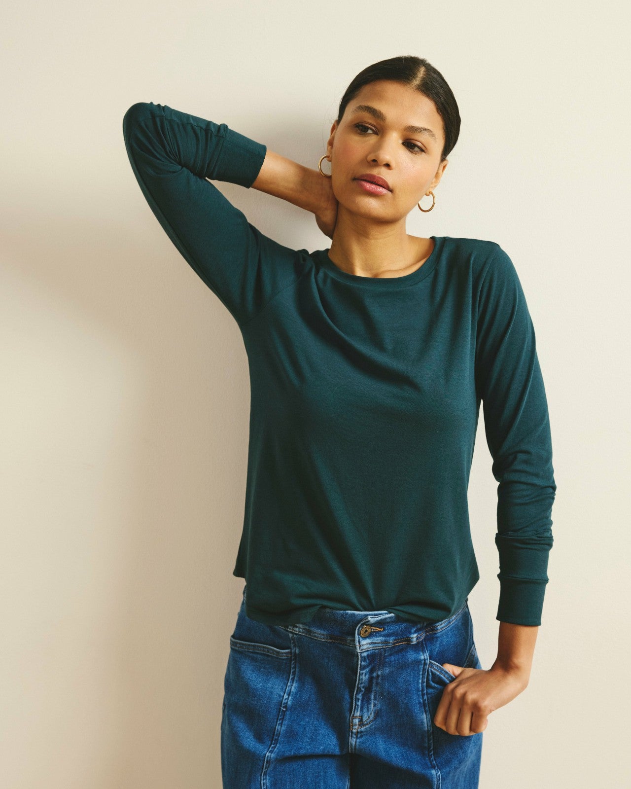 Universal Standard Long Sleeve Tee Rex - Deep Sea