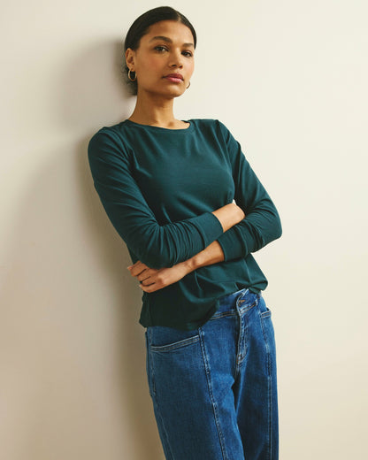 Universal Standard Long Sleeve Tee Rex - Deep Sea