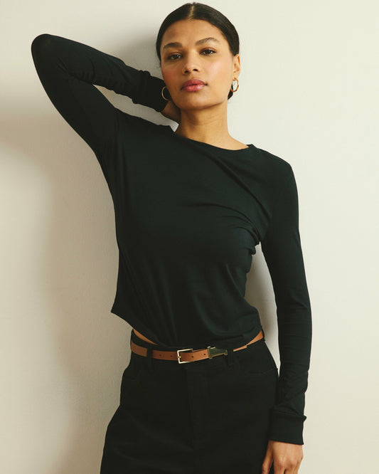 Universal Standard Long Sleeve Tee Rex - Black