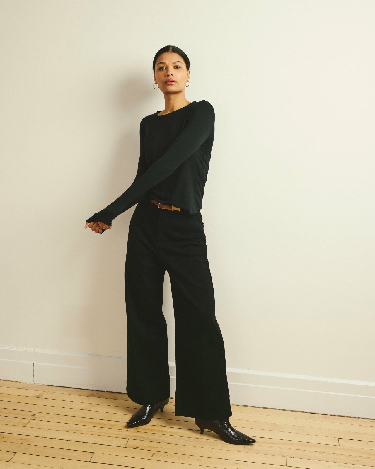 Universal Standard Long Sleeve Tee Rex - Black