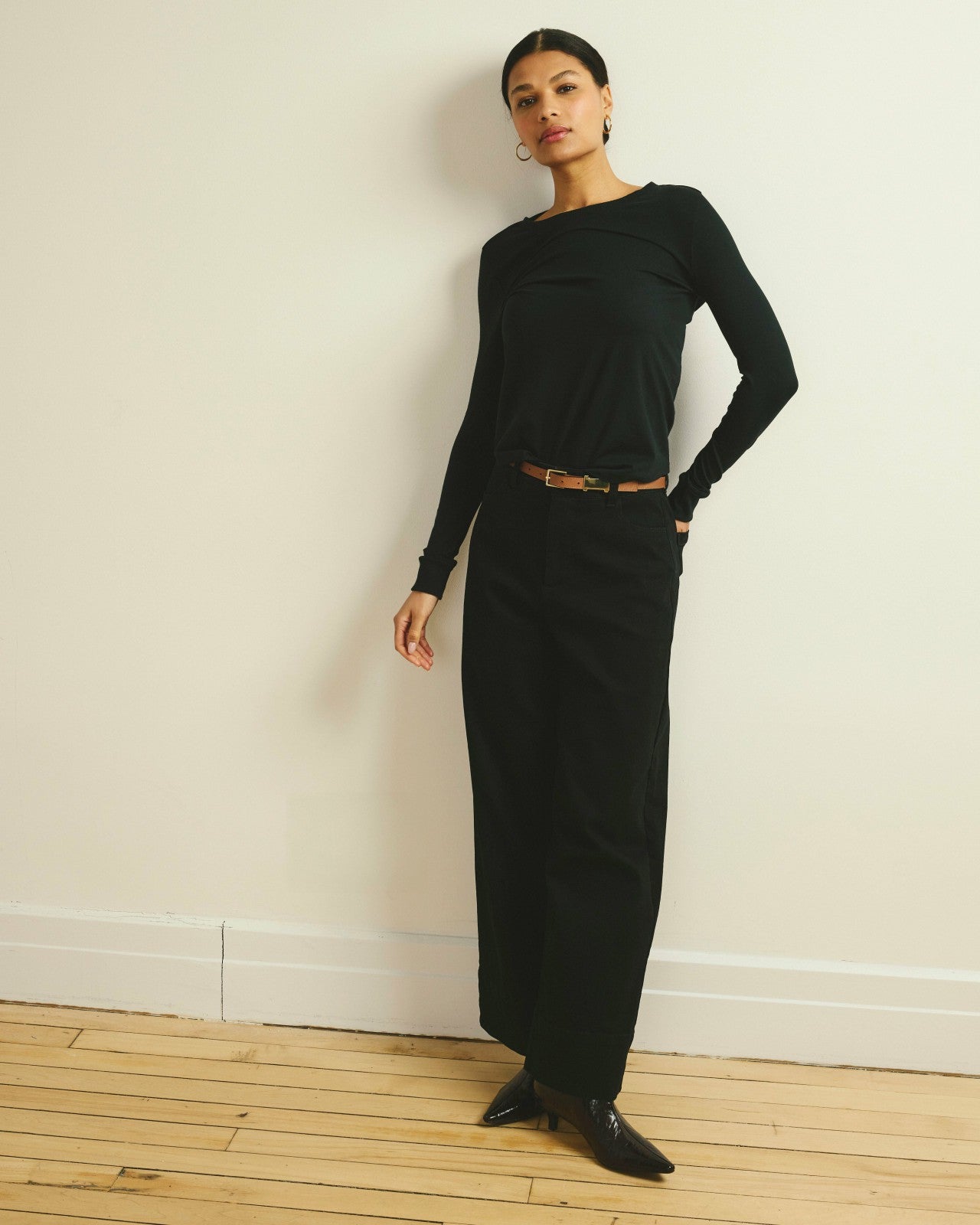 Universal Standard Long Sleeve Tee Rex - Black