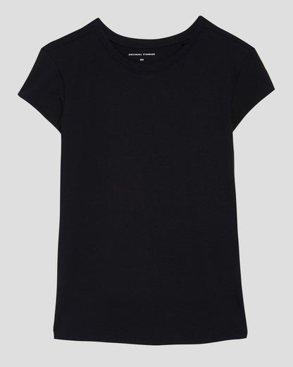 Universal Standard Ashley Cap Sleeve Tee - Black