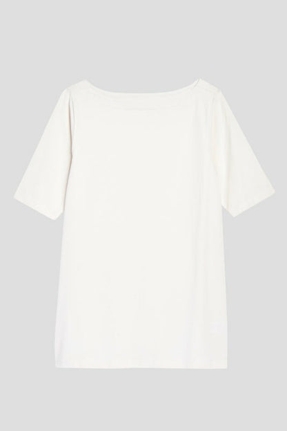Universal Standard Bella Boatneck Tee - White