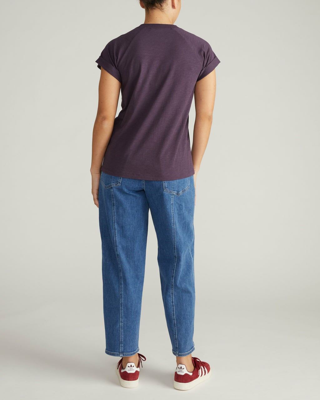 Universal Standard Light-As-Air Boy Tee - Purple Jewel