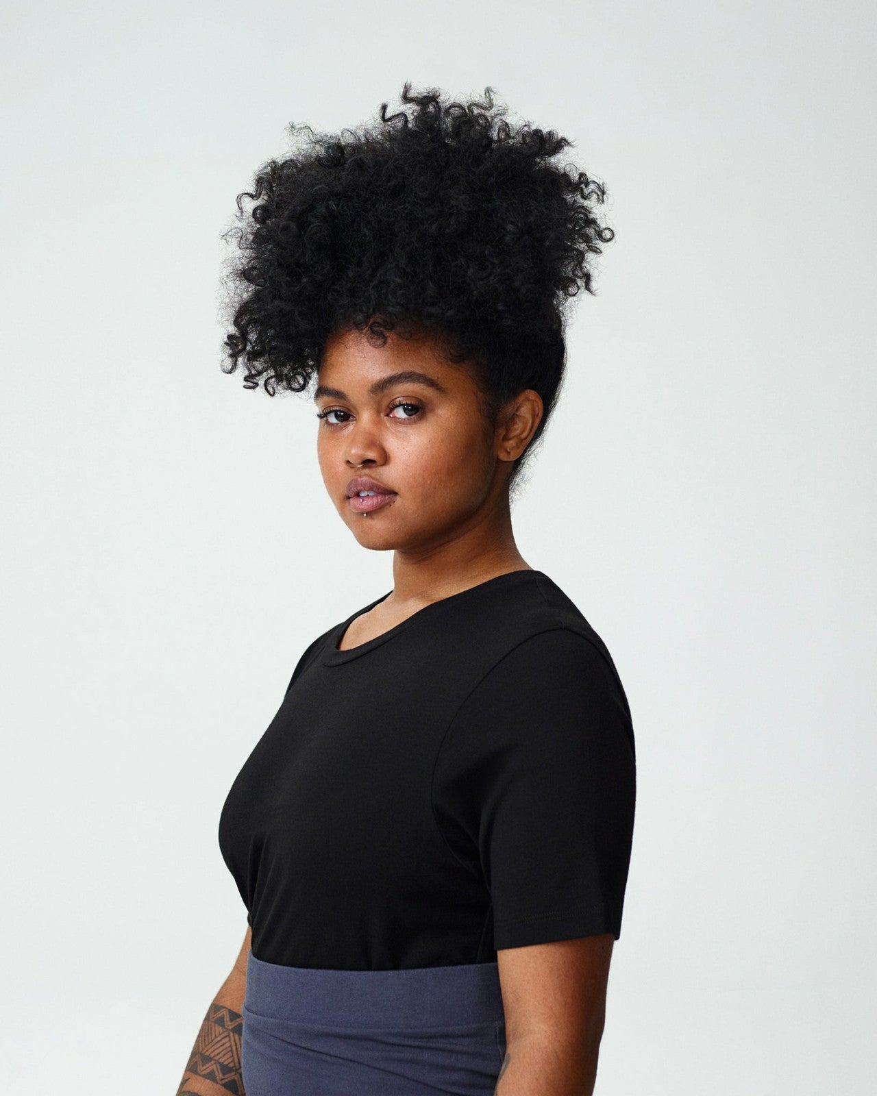 Universal Standard Petite Tee Rex - Black