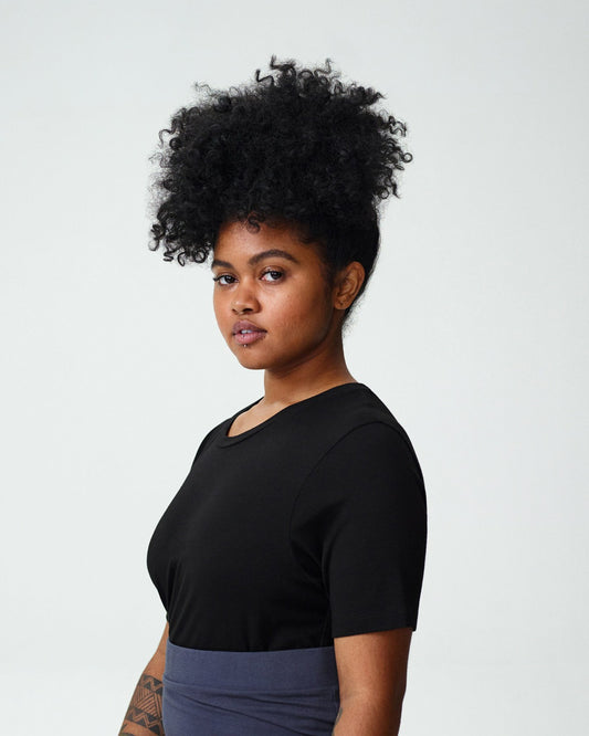 Universal Standard Petite Tee Rex - Black
