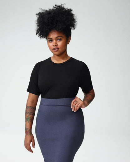 Universal Standard Petite Tee Rex - Black