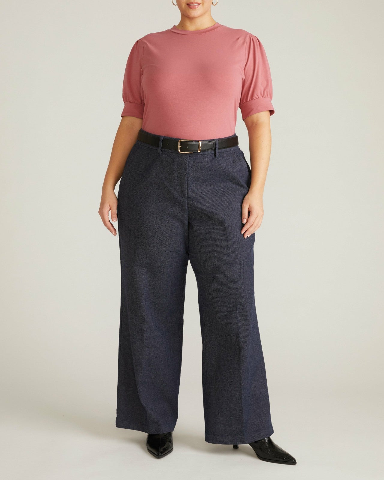 Universal Standard Pouf Sleeve Tee - Virginia Rose