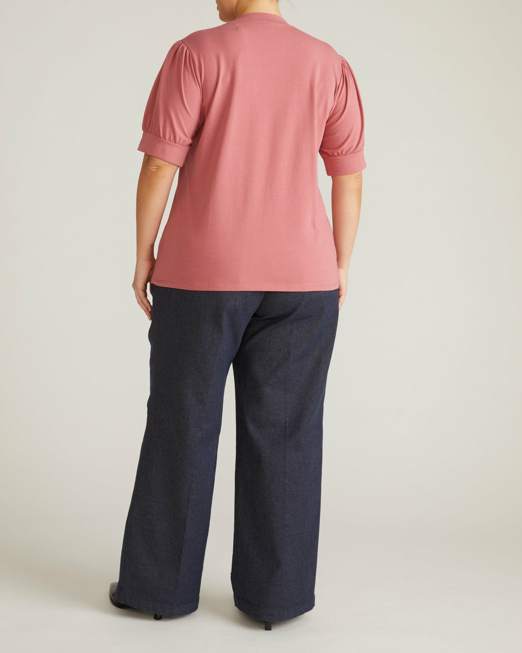 Universal Standard Pouf Sleeve Tee - Virginia Rose