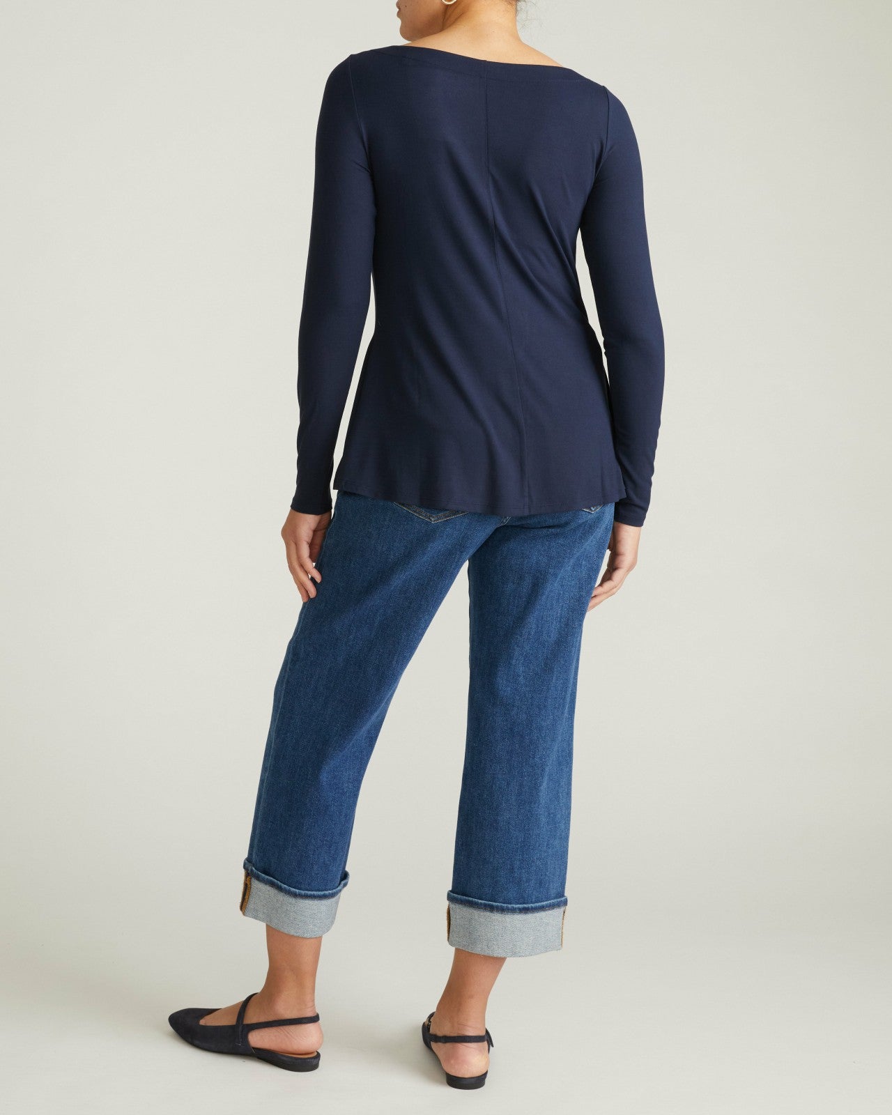 Universal Standard Cassandra Divine Jersey Top - Midnight