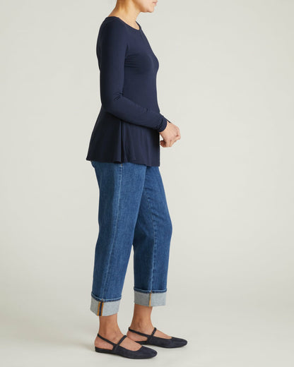 Universal Standard Cassandra Divine Jersey Top - Midnight
