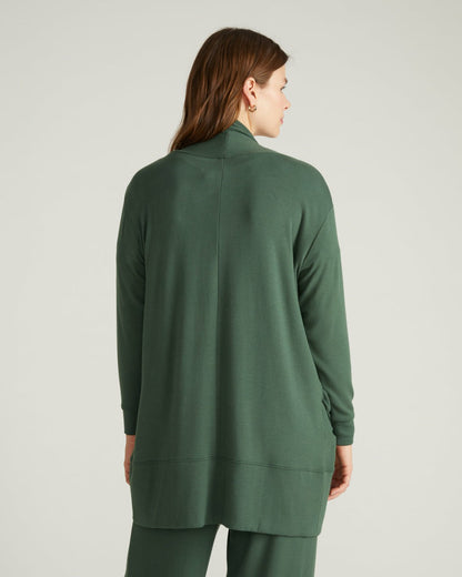 Universal Standard TravelKnit Minimalist Cardigan - Conifer
