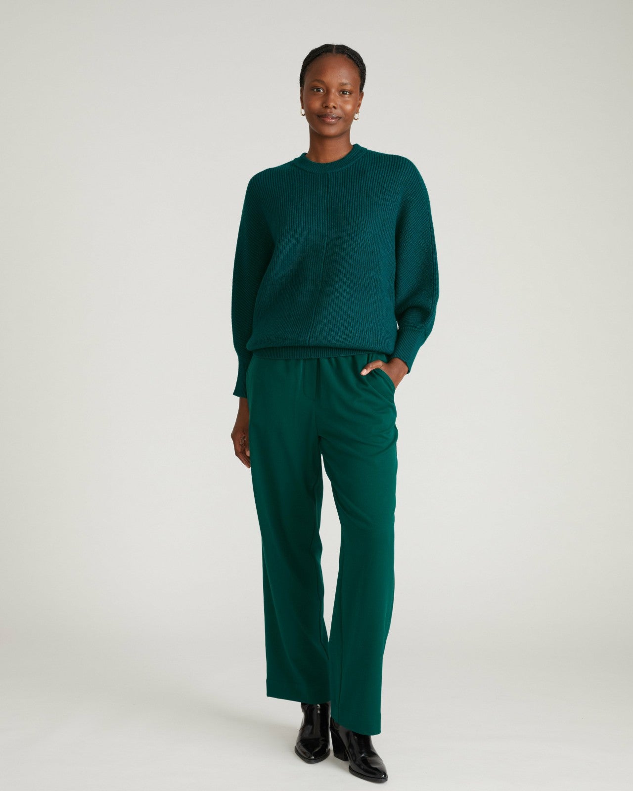 Universal Standard Better-Than-Wool Dolman Sweater - Botanic