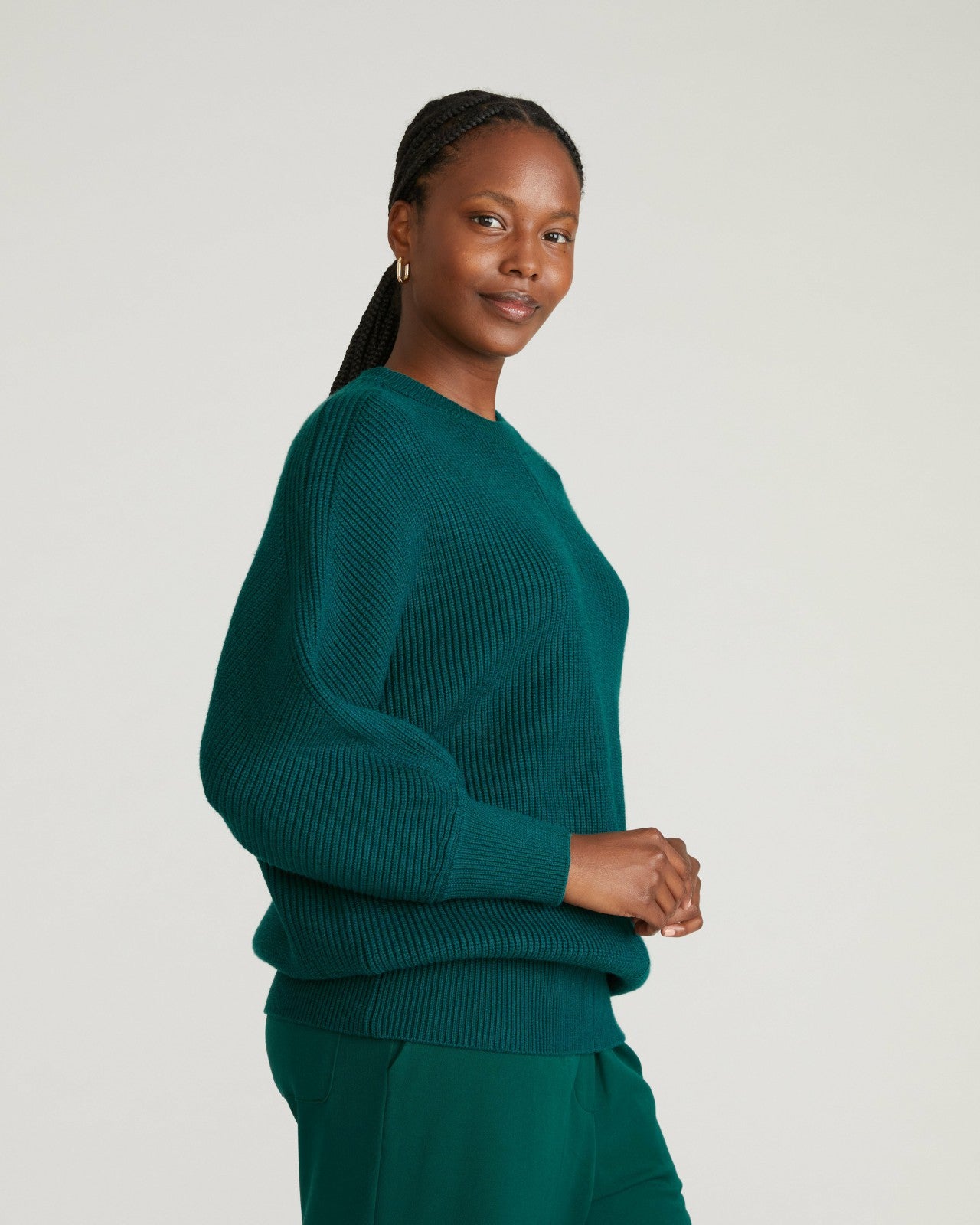 Universal Standard Better-Than-Wool Dolman Sweater - Botanic