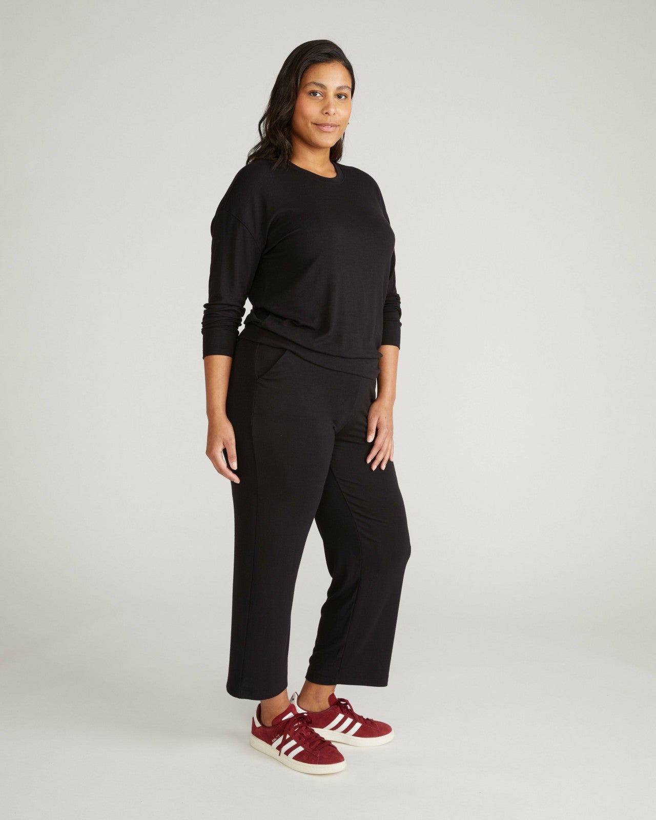 Universal Standard TravelKnit Sweatshirt - Black
