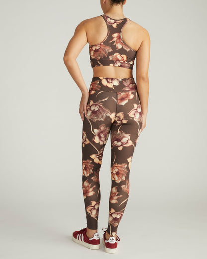 Universal Standard Next-to-Naked Racerback Sports Bra - Lotus Print