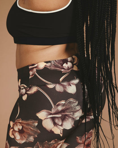 Universal Standard Next-to-Naked Cropped Legging - Lotus Print