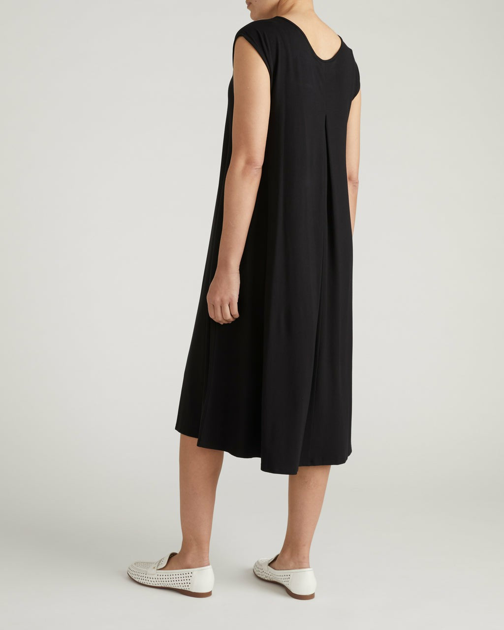 Universal Standard Capri Divine Jersey Flared Dress - Black