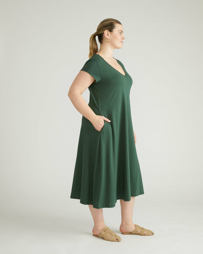 Universal Standard Danna Jersey Dress - Conifer