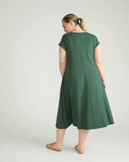 Universal Standard Danna Jersey Dress - Conifer