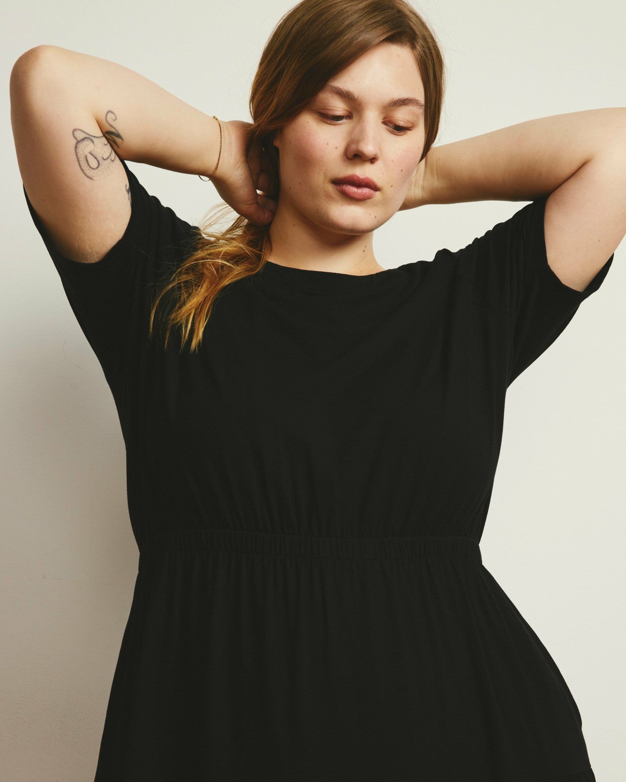 Universal Standard Thea Divine Jersey Midi Dress - Black
