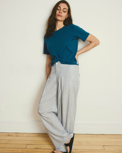 Universal Standard Light-As-Air Tee Rex - Ink Blue